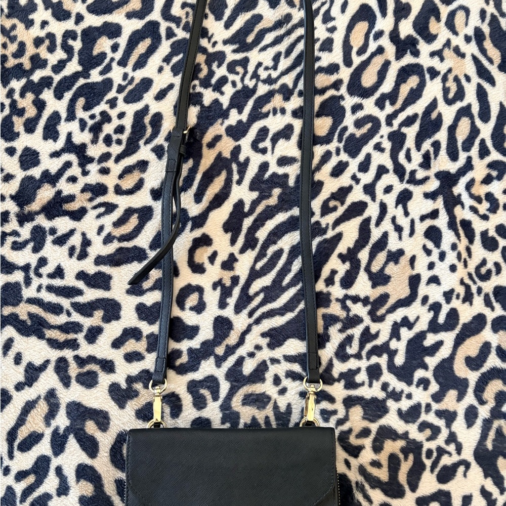 Nine West Sleek Black Crossbody Bag